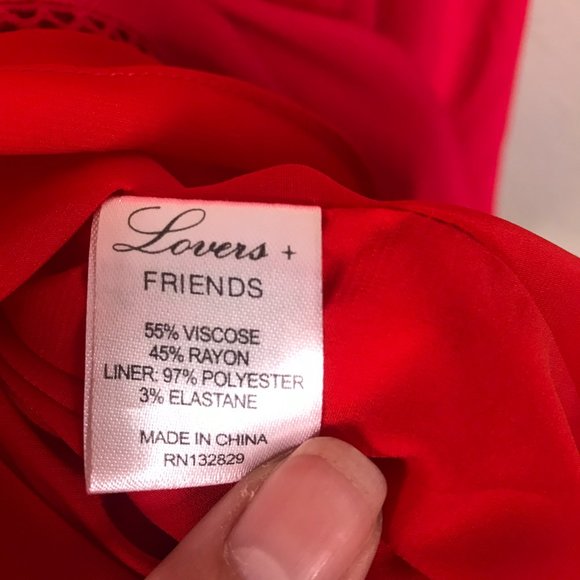 Lovers + Friends Red Open Back Slip Mini Dress - Picture 8 of 12